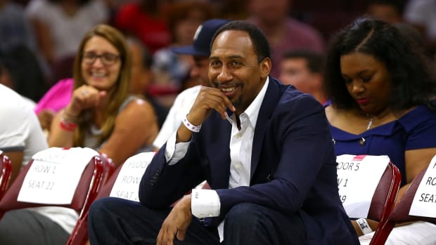 First Take host Stephen A. Smith at the BIG3 - Week Four